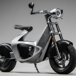 Шведський стартап представив мотоцикл, створений із цільного листа металу